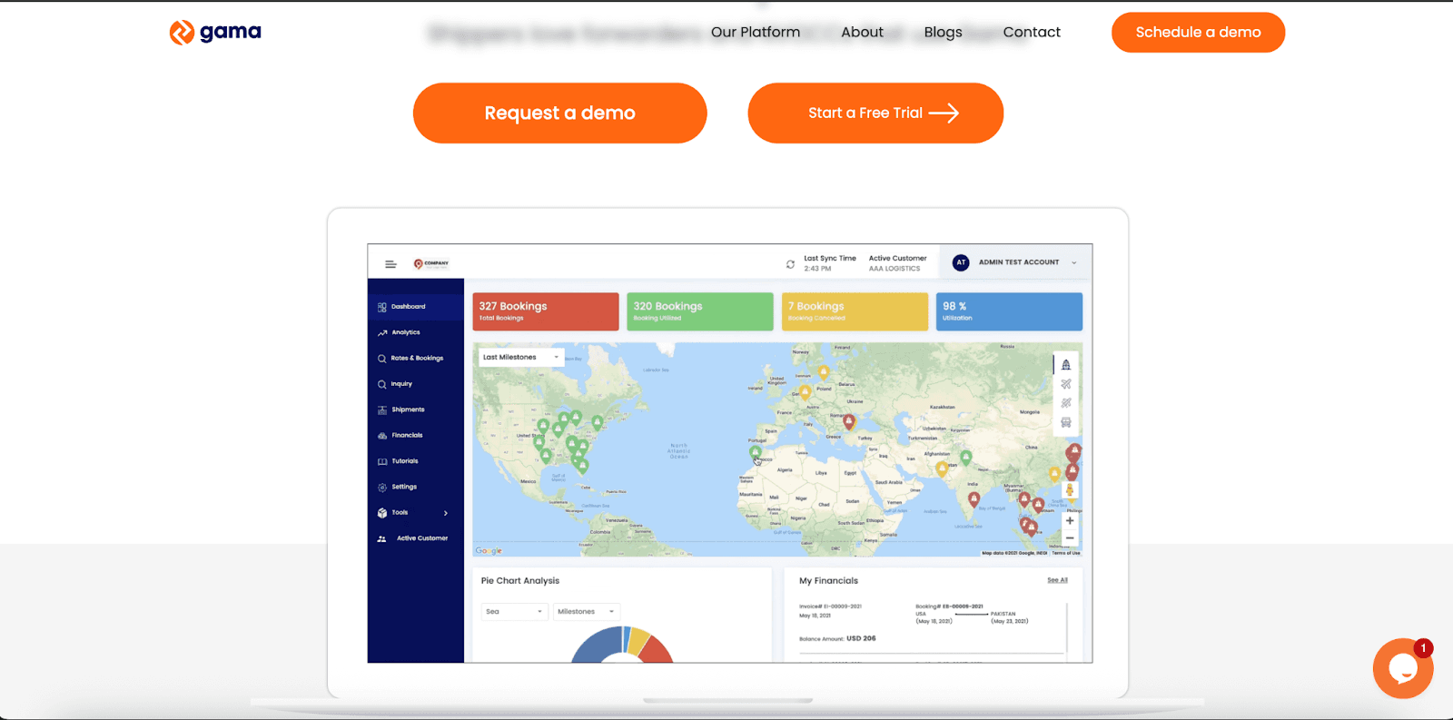 Top 10 Freight Forwarding Software: 7. Gama Suite
