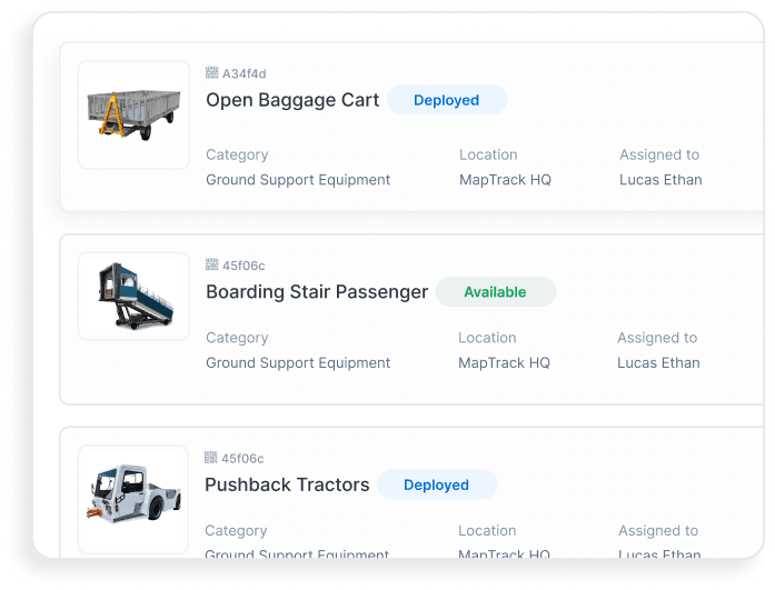 List Asset for facility management software