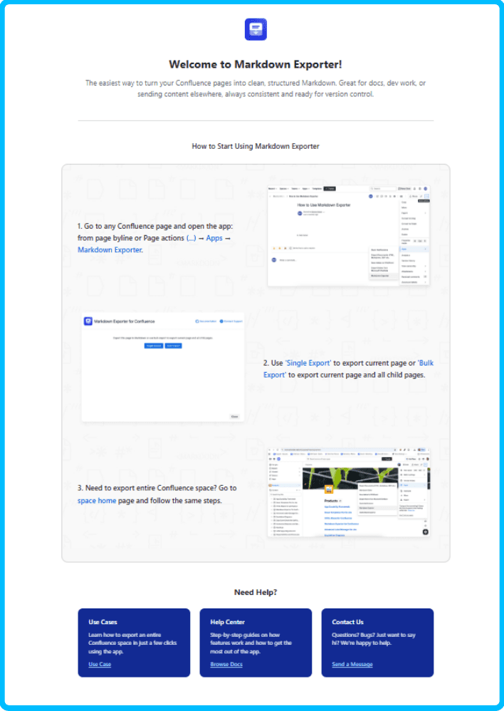 How to Export confluence to Markdown