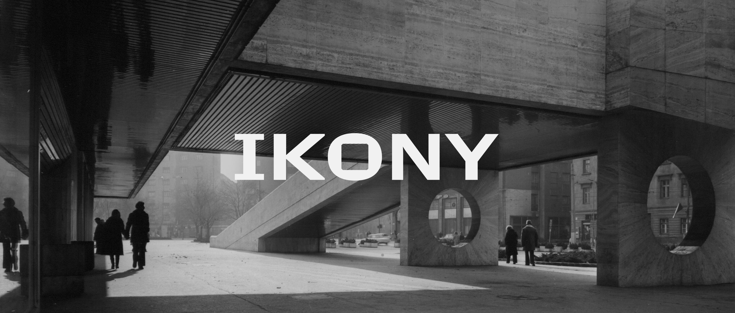 Award-winning Ikony.tv interactive website featuring archival architectural photography