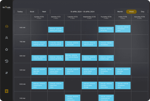 Imaged showing how to schedule meetings with our calendar