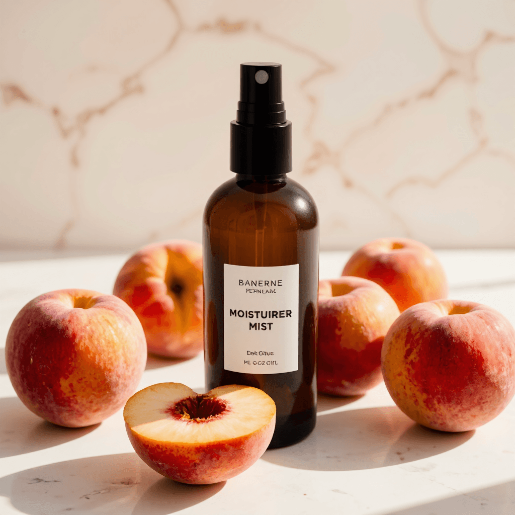 product photography of a bottle of moisturizer mist