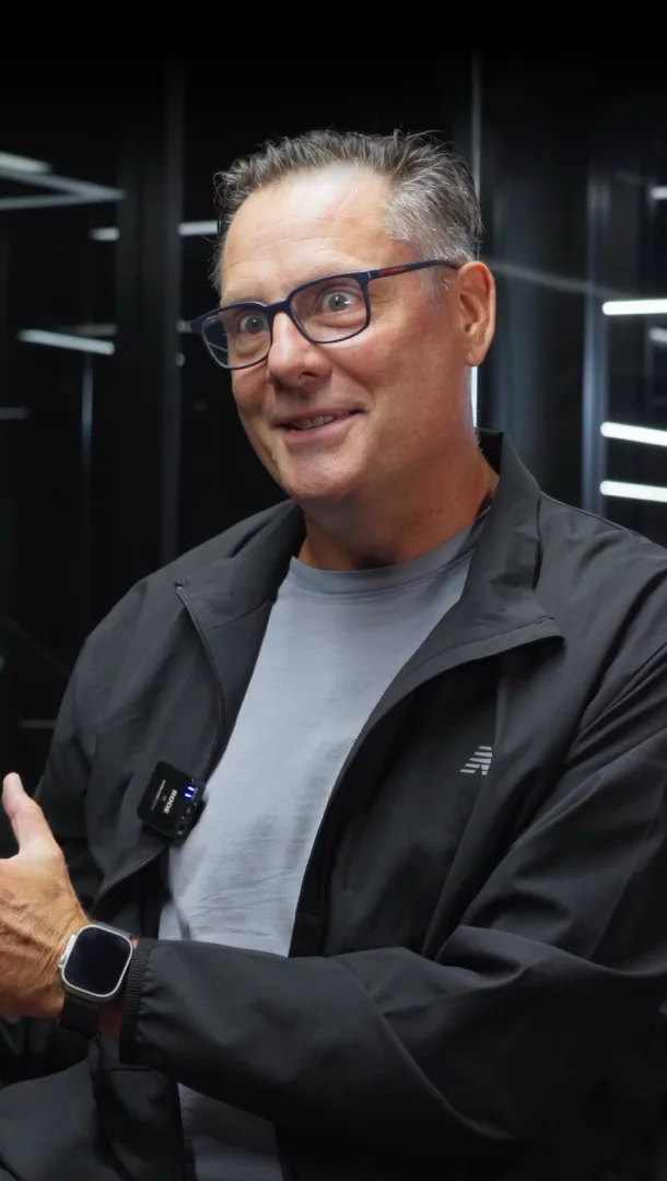 Sydney founder Andrew Everingham sharing his personal training experience at Lockeroom
