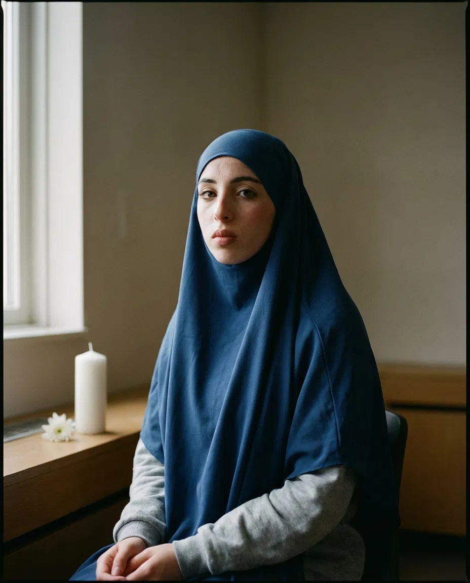 Symbolic portrait representing the gravity of the case