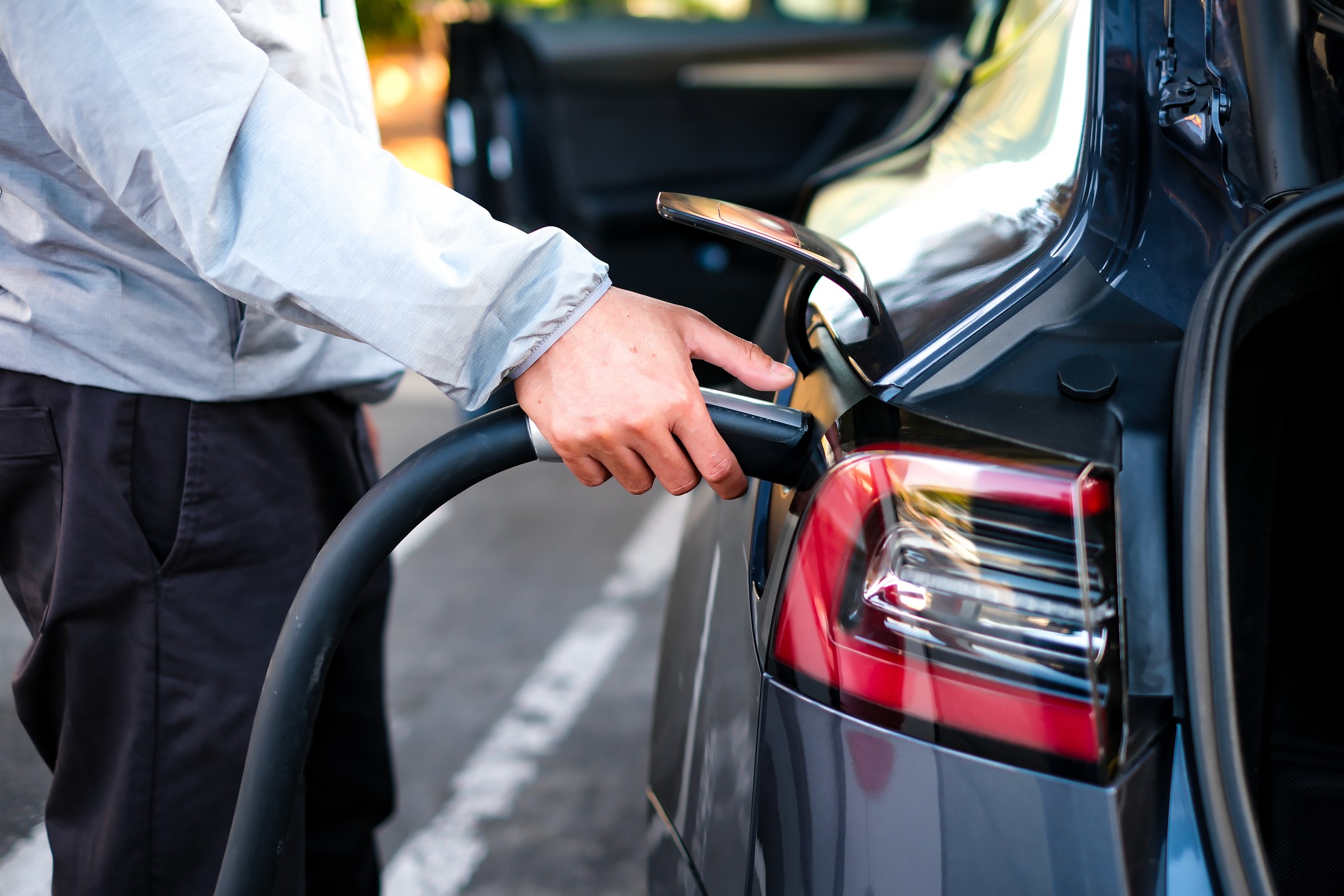 Blue chemical Solution beaker