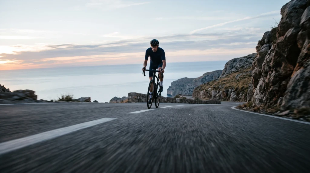 Coast road in 30: the raw footage on the left, the finished edit on the right