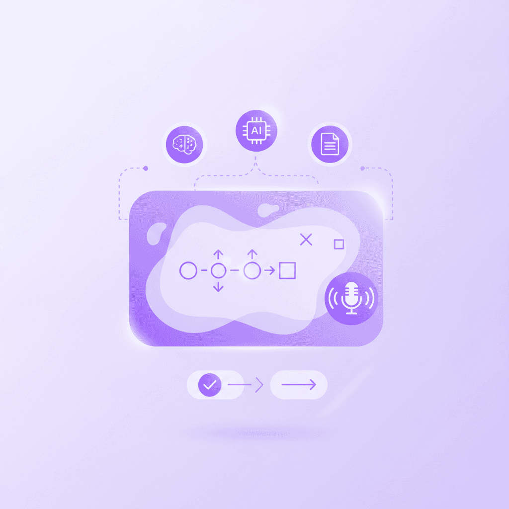 Penseum interface displaying a live digital canvas and voice tutor features solving a complex math problem.