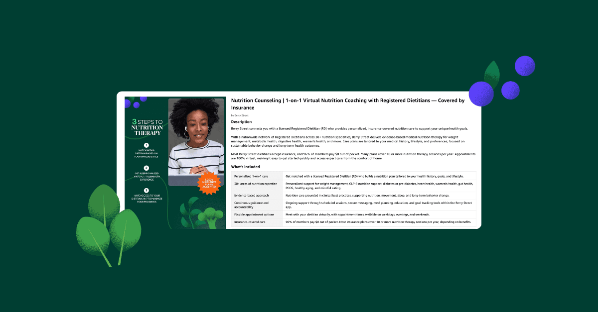 Berry Street Joins Amazon's Health Benefits Connector