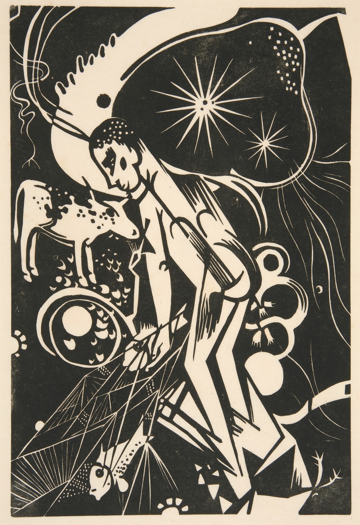 Heinrich Campendonk's artwork titled The Fisherman