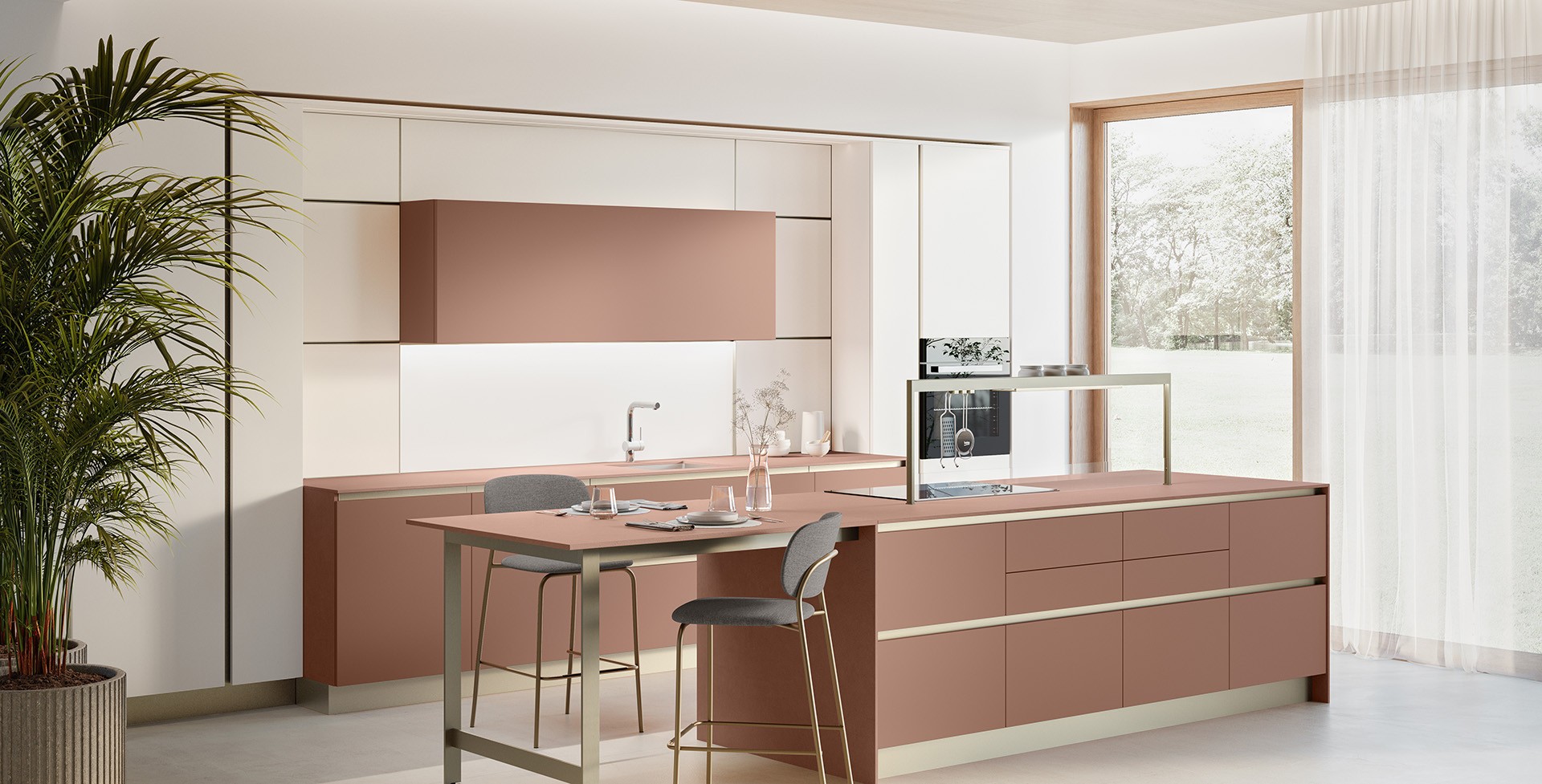 Oyster Rosso Etrusco A1M / Beige Grain Dek 644