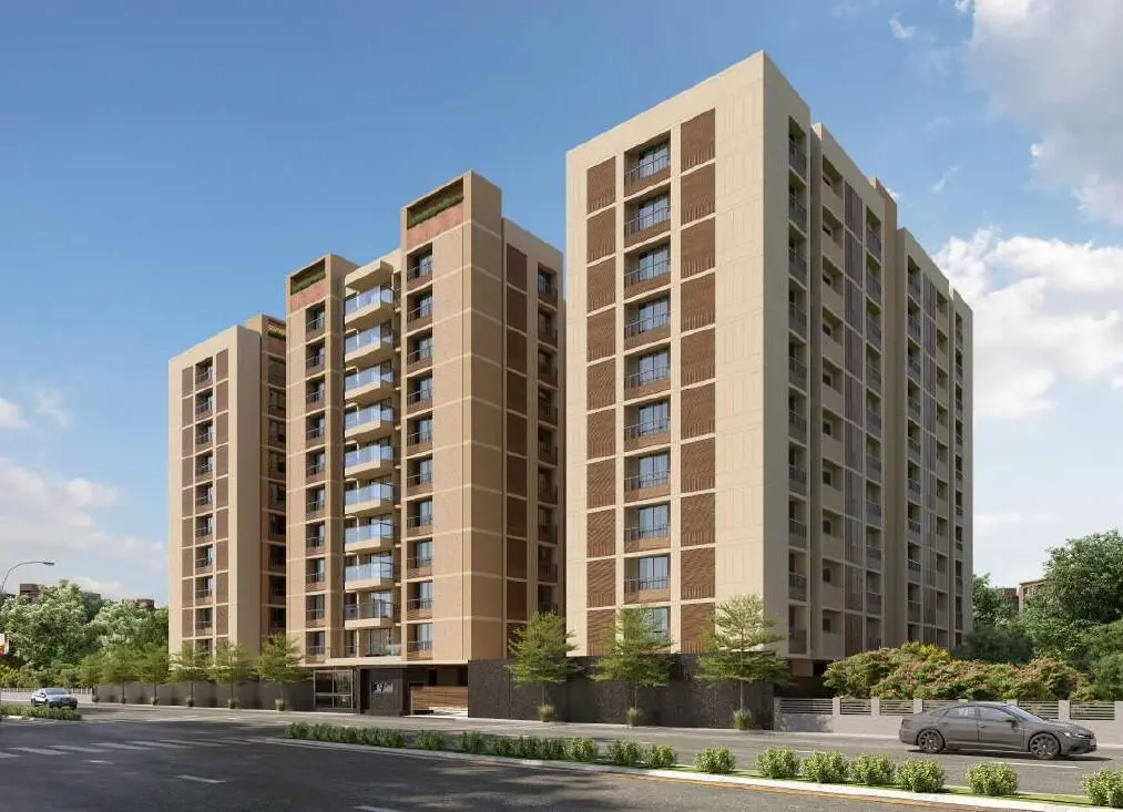 a living room filled with furniture and a large window