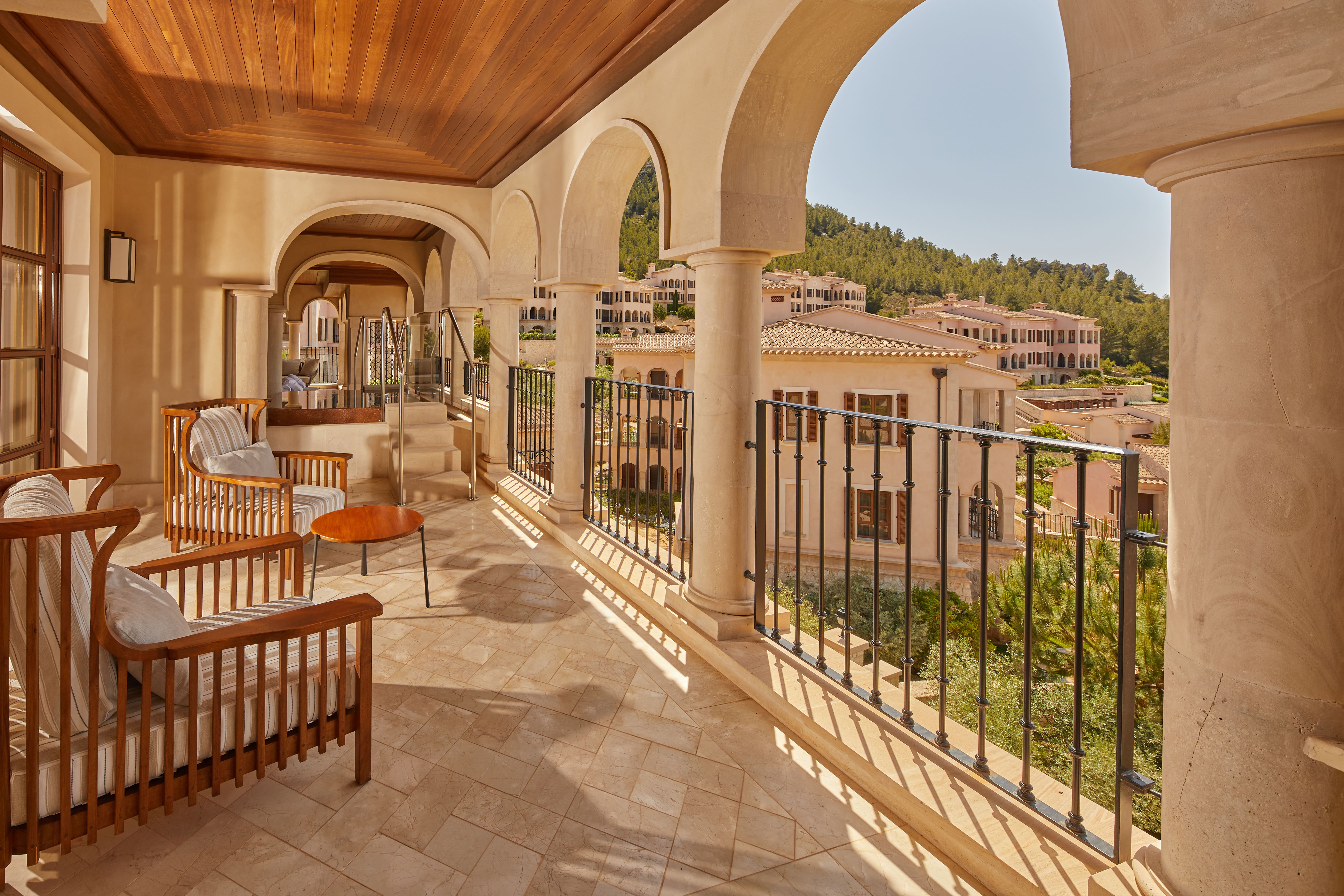 Terraza Hotel de Lujo en Mallorca Cap Vermell