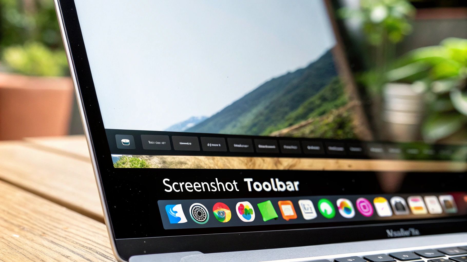 Mac Screenshot Toolbar controls for screen recording