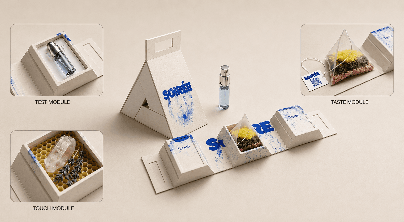 The Soirée kit — packaging & contents