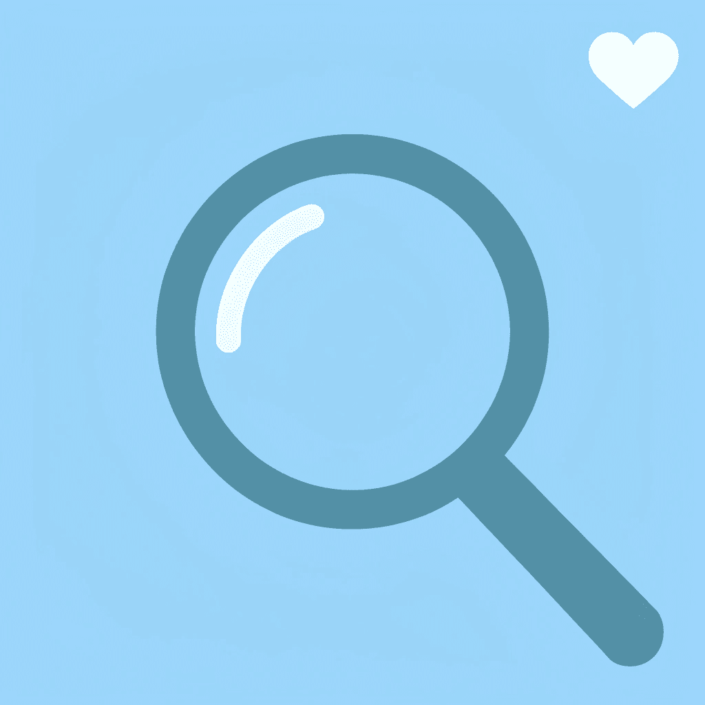 Magnifying glass focusing on personal interests and unique personality traits - 20th Birthday Ideas