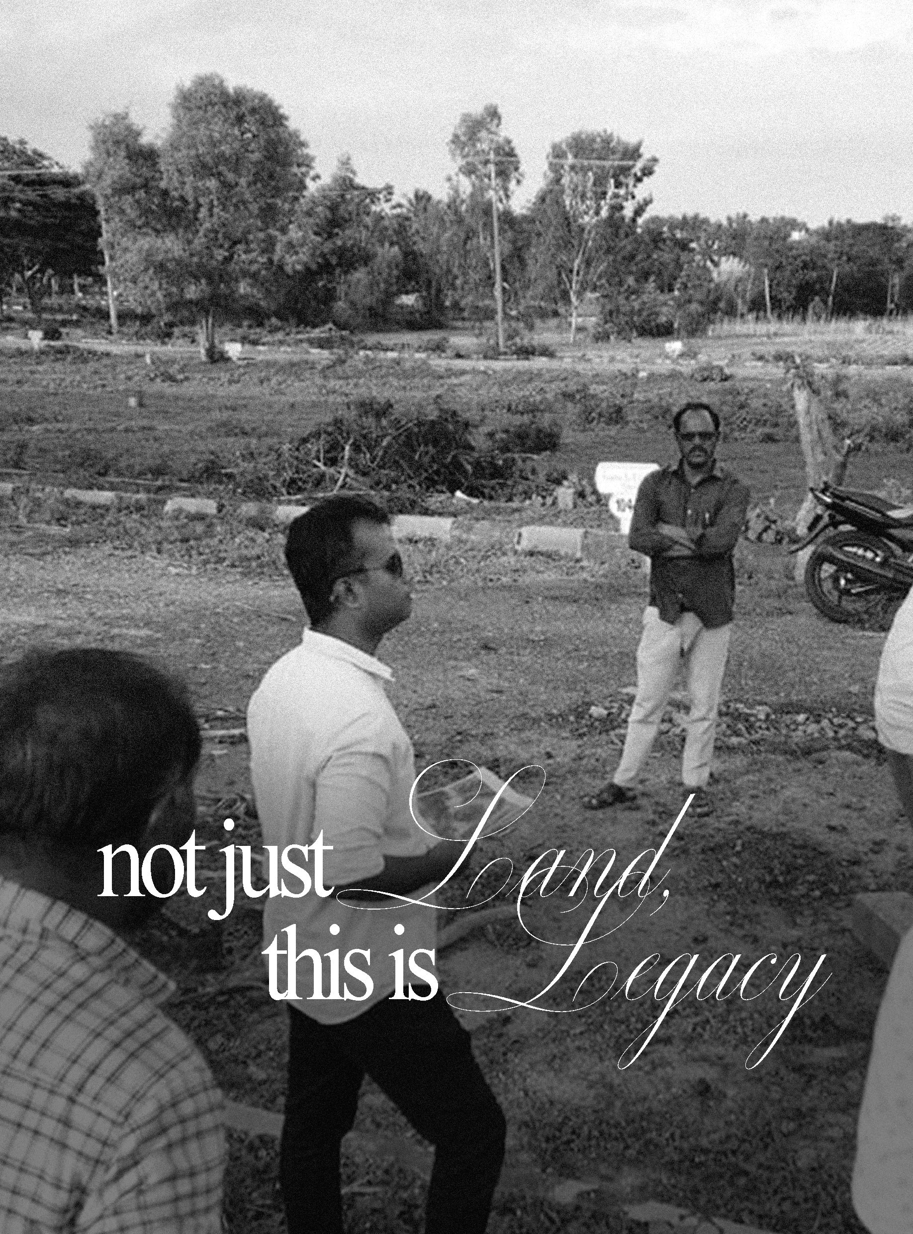 man planning luxury pool build