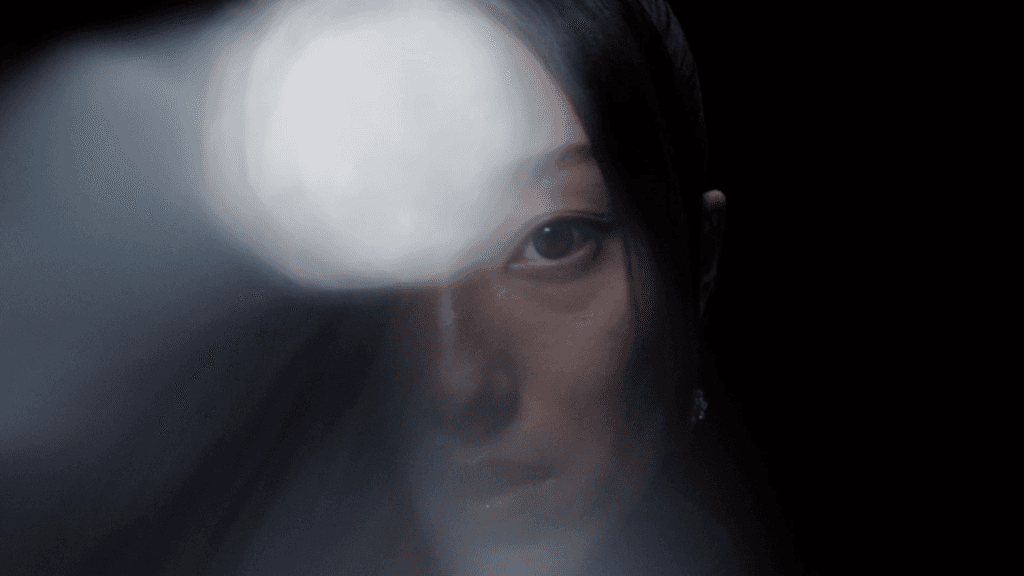 Prism filter distoring a talent.