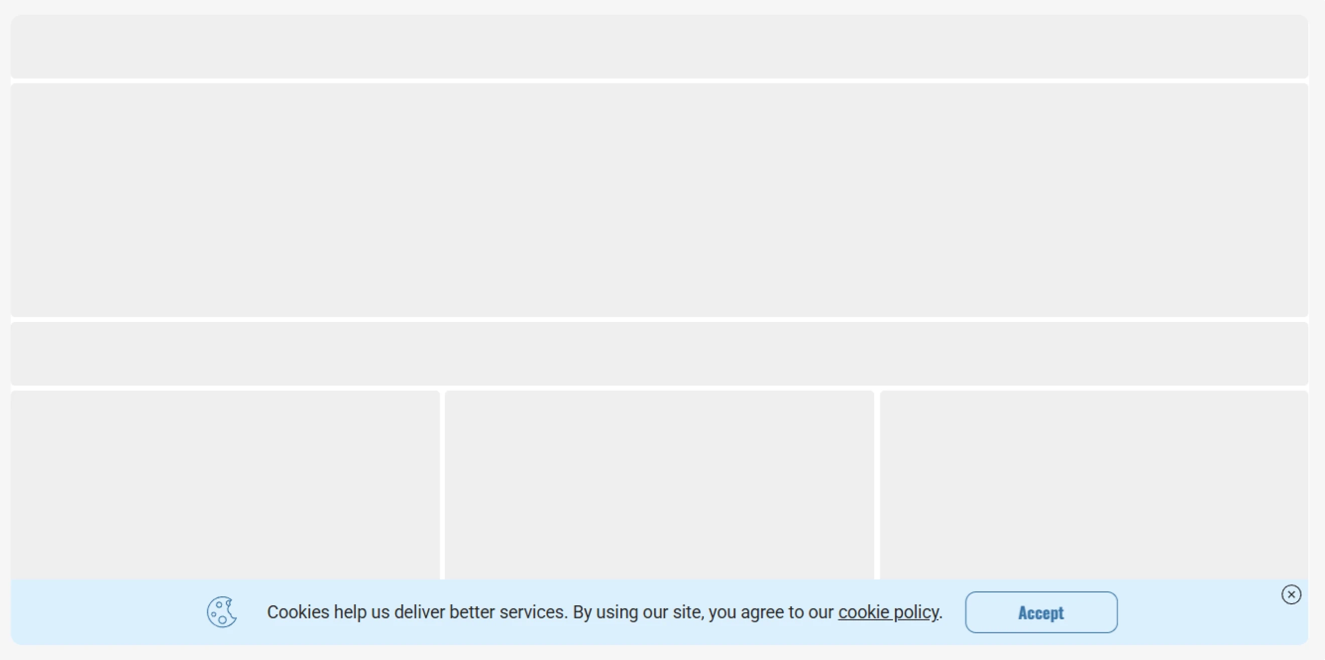 Claspo cookie consent floating bar template