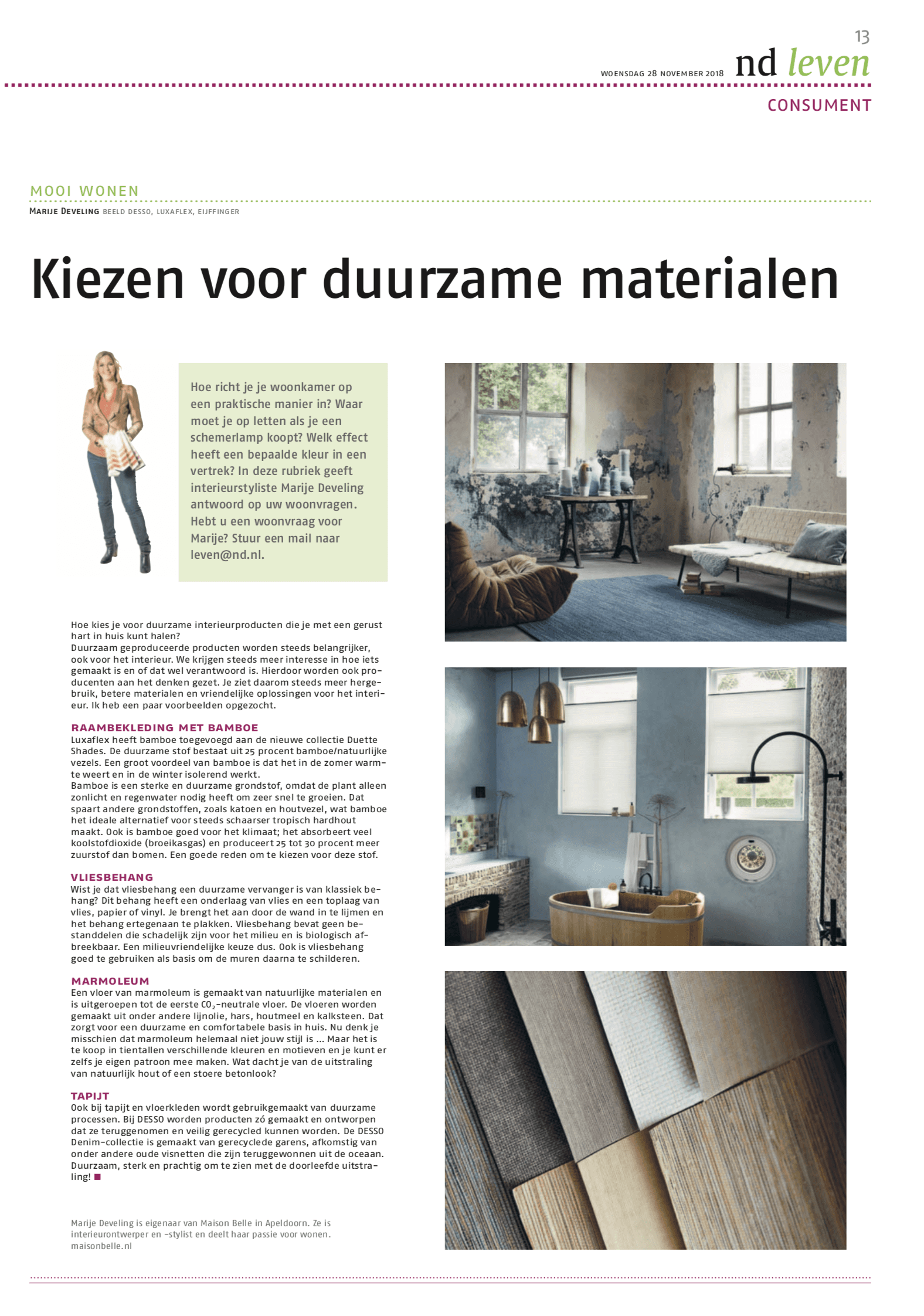 duurzaam interieur tips blog