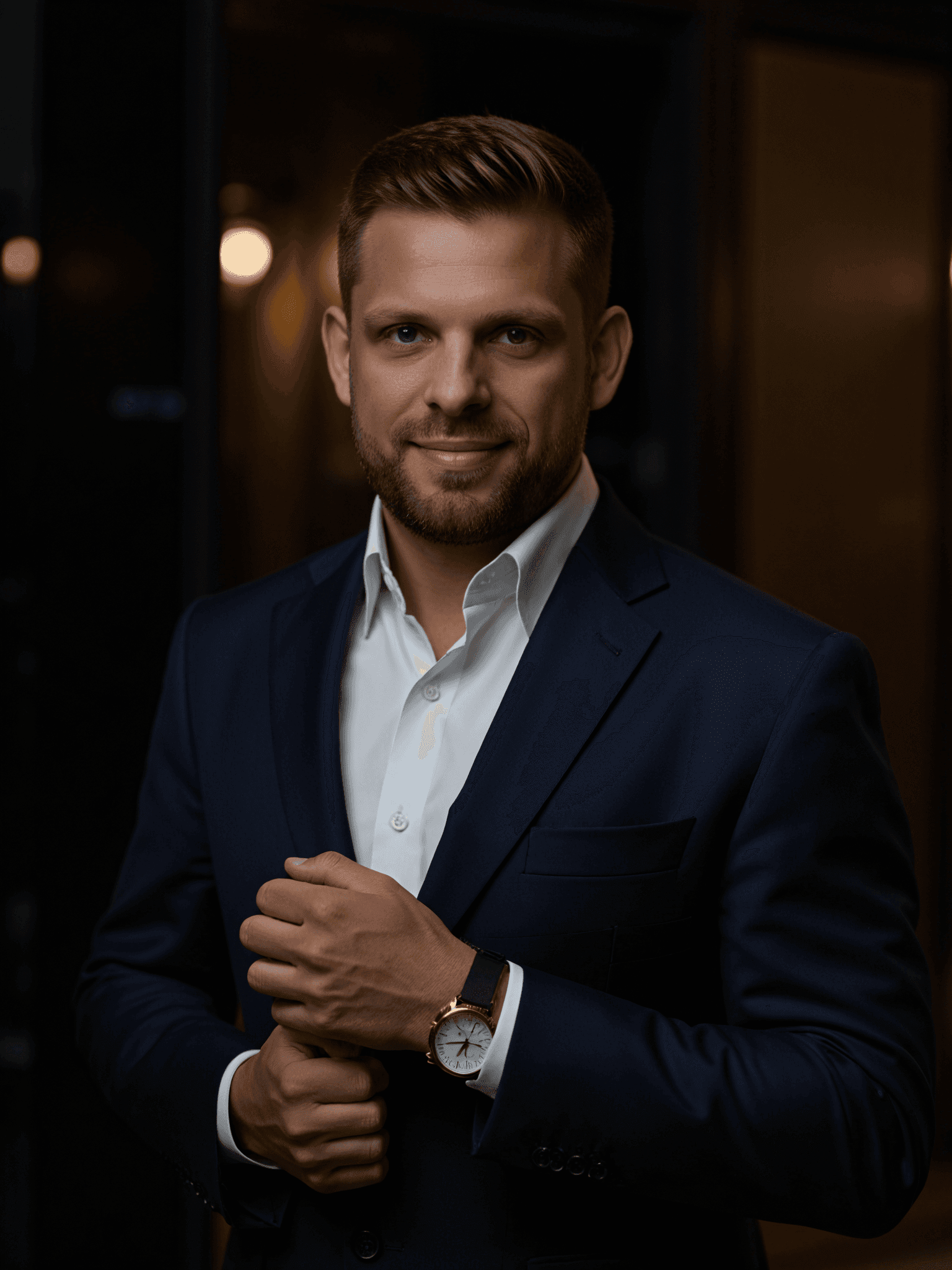 Paweł Albrecht przedsiębiorca i mentor podczas sesji wizerunkowej