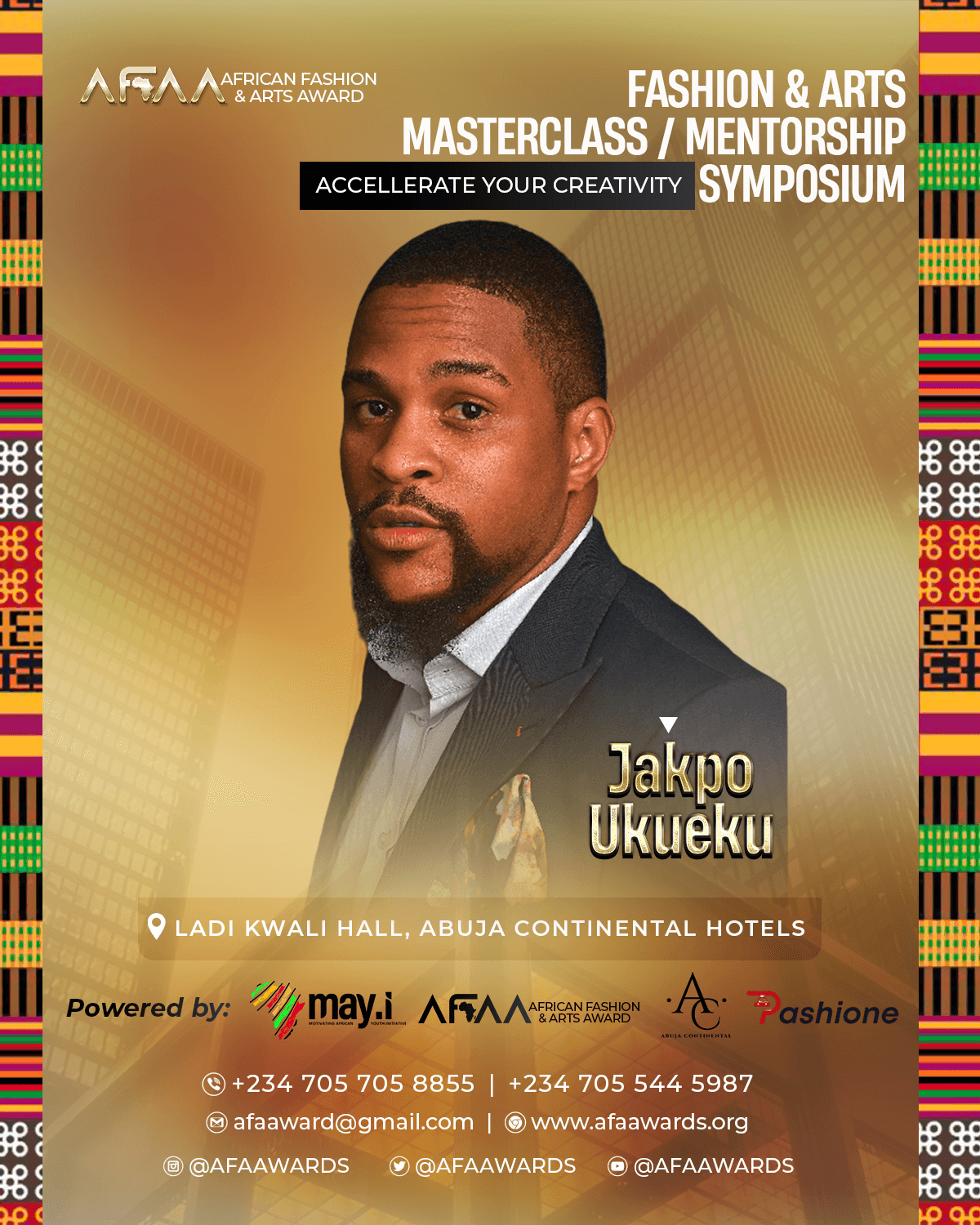 AFAA Masterclass & Mentorship Symposium design
