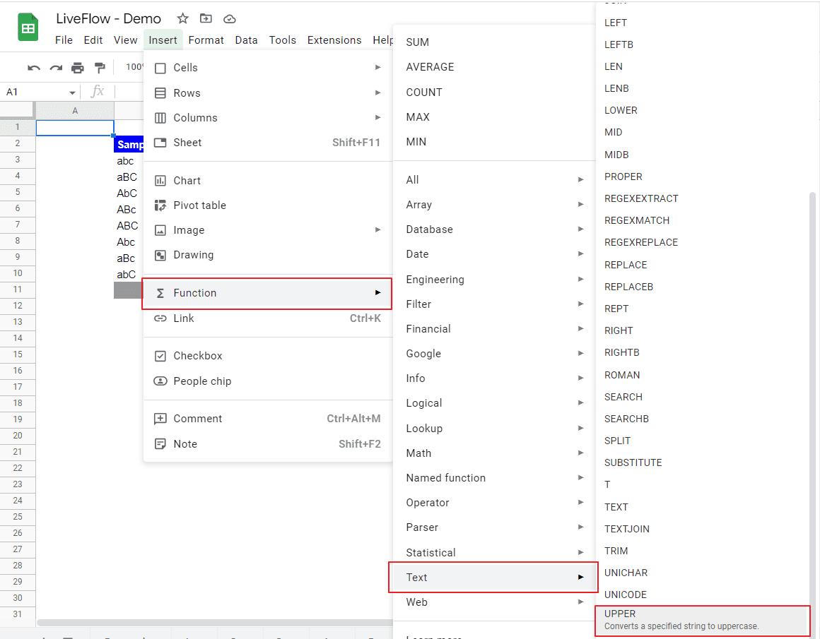 Google Sheets