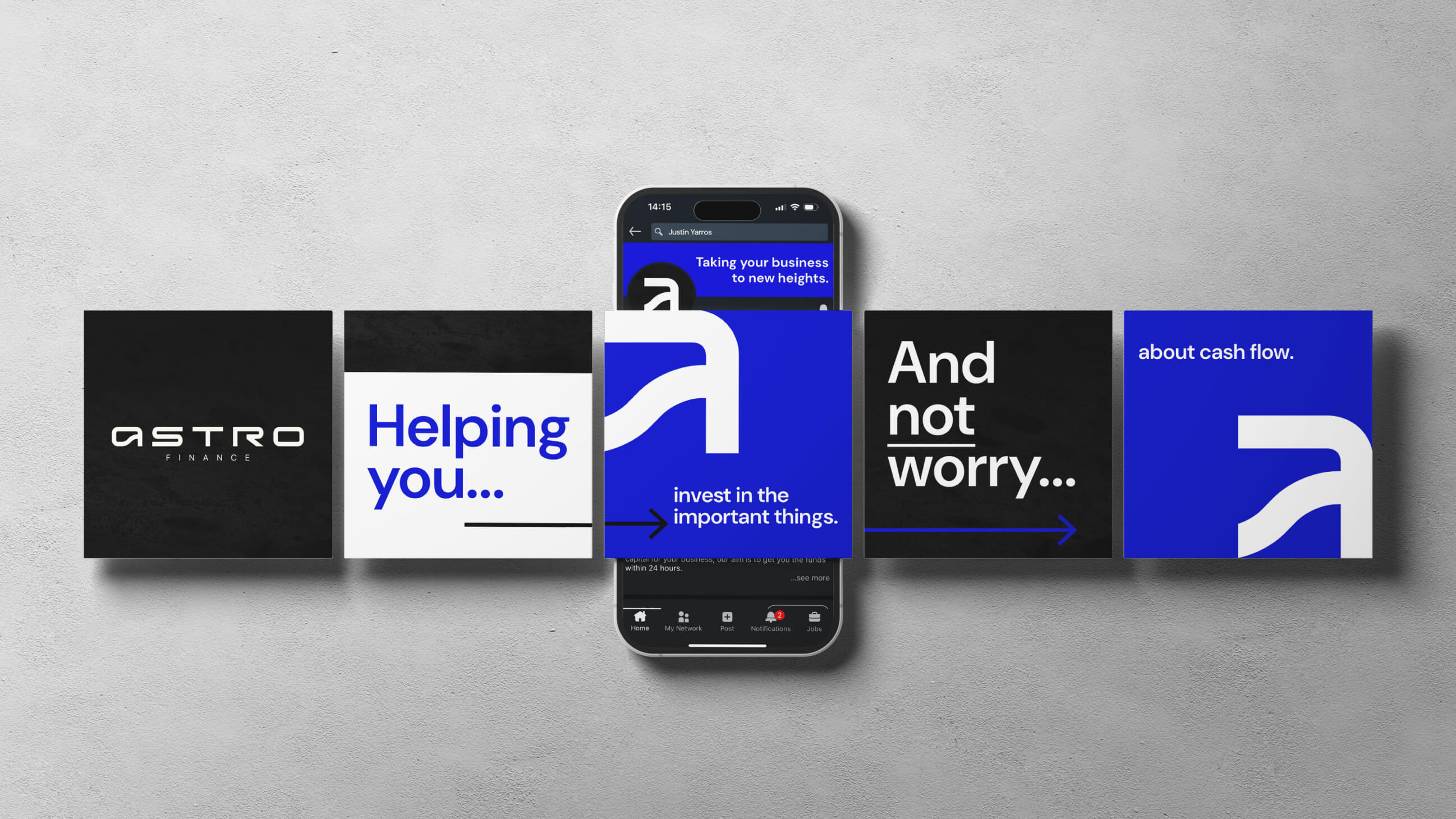 Astro Finance LinkedIn post carousel 