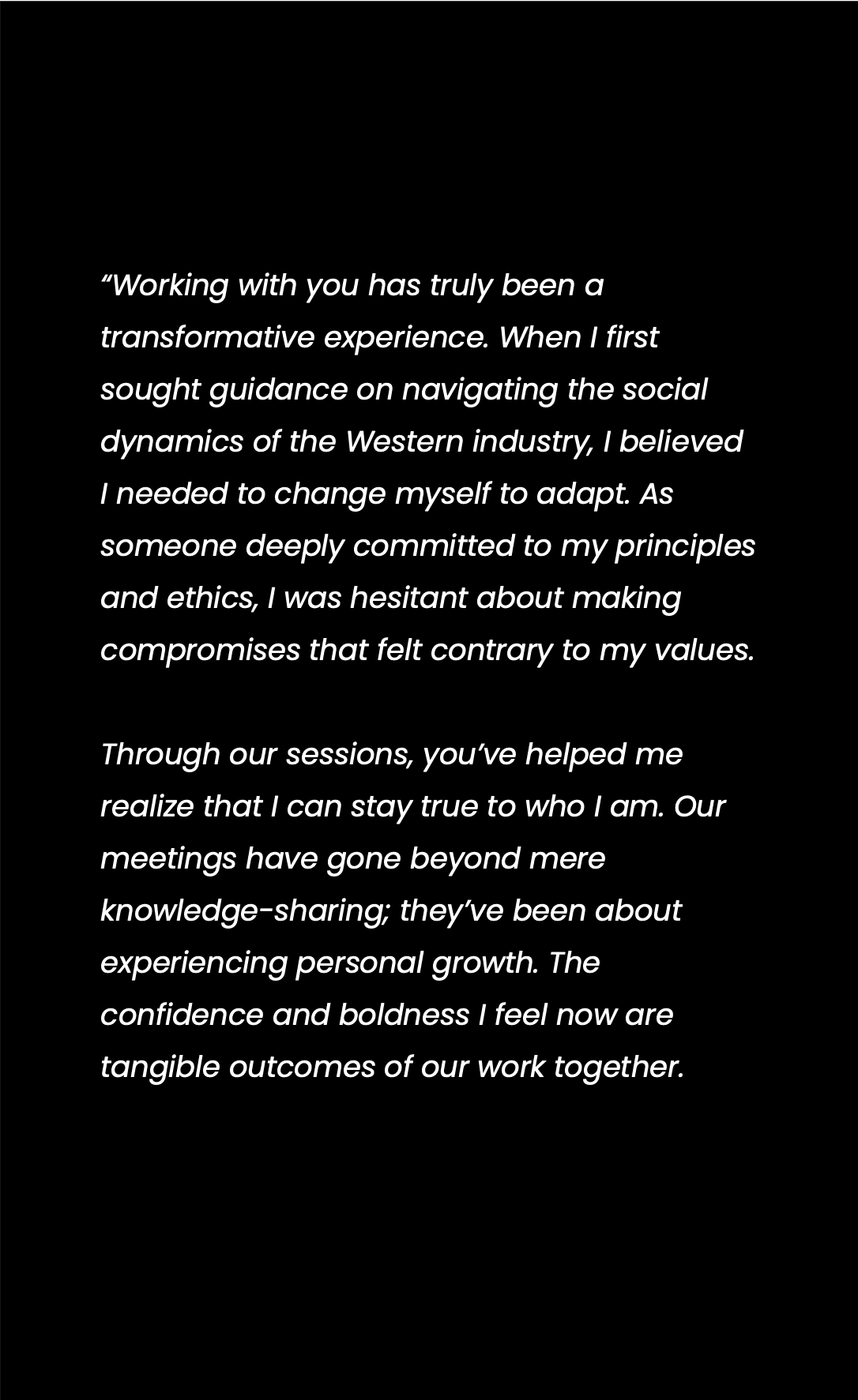 testimonial rama lakshmi