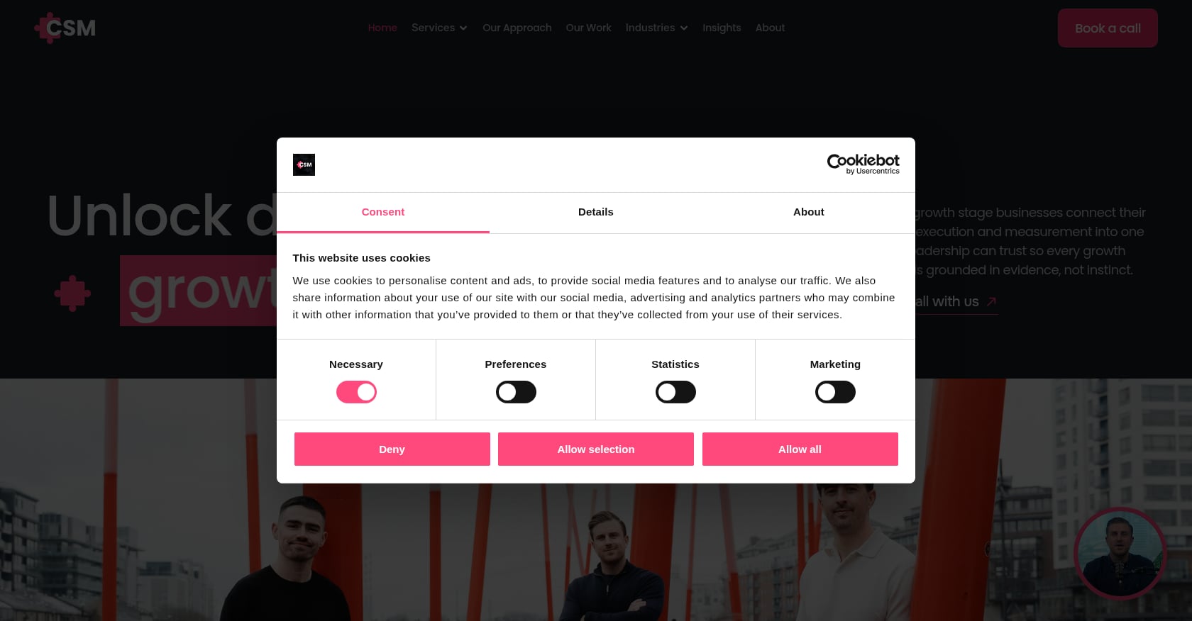 CSM Agency Screenshot