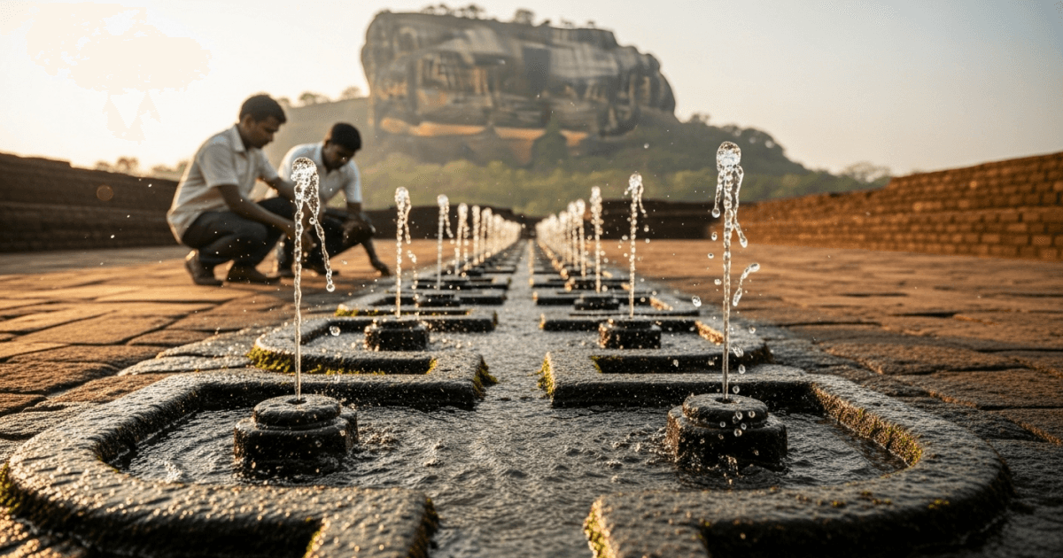 Sigiriya's Secret Springs - How Ancient Tech is Bringing the Water Gardens Back to Life