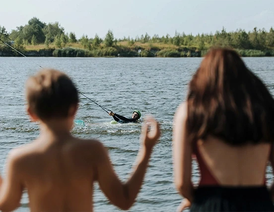 Wakeboard en famille