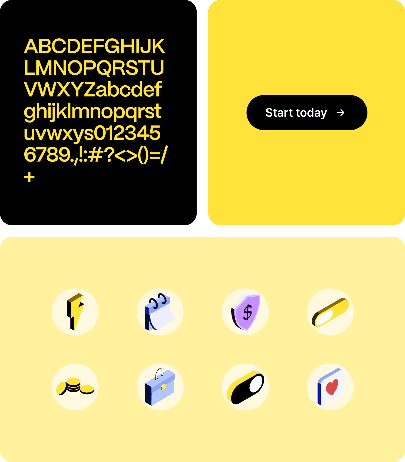 EarnIn - Cheddar Web Design System Elements