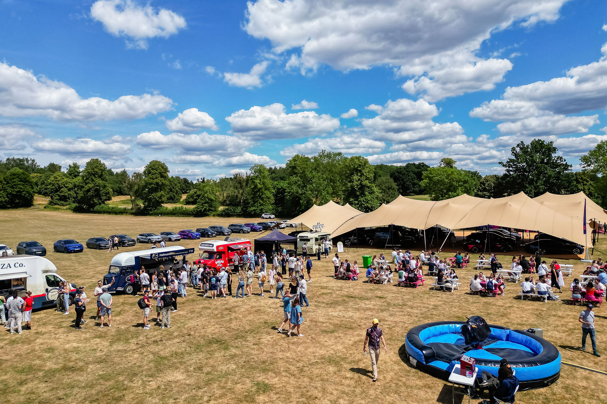 Snow-covered chalet venue for IQUW corporate ski event
