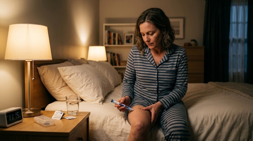 Can I take tirzepatide at night