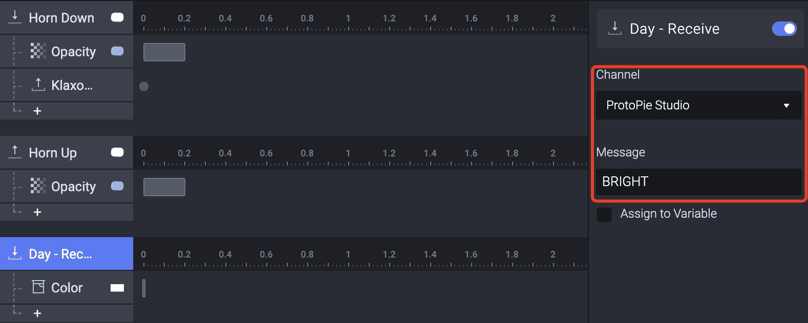 Select “Android Broadcast” as a channel