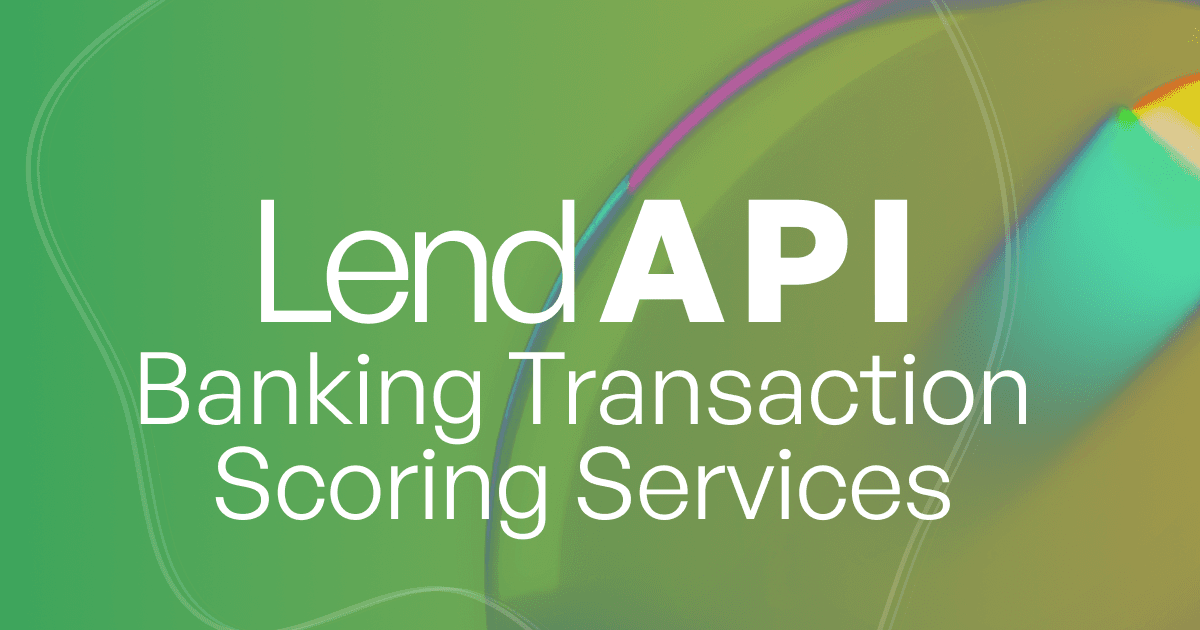 LendAPI Banking Transaction Scoring Services