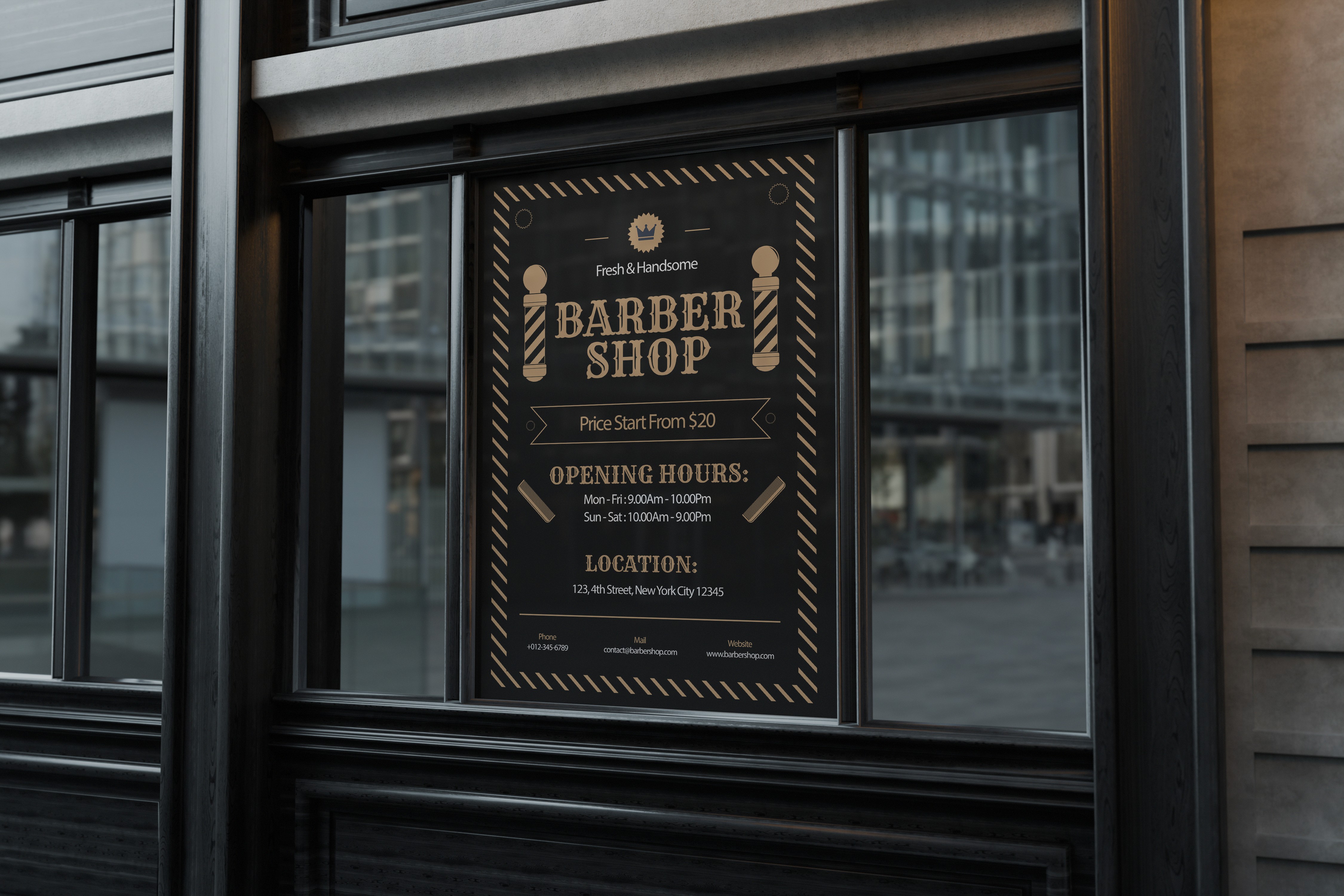 Barber Shop Poster Design