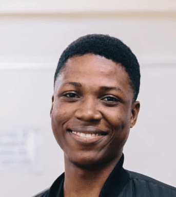 man smiling to the camera