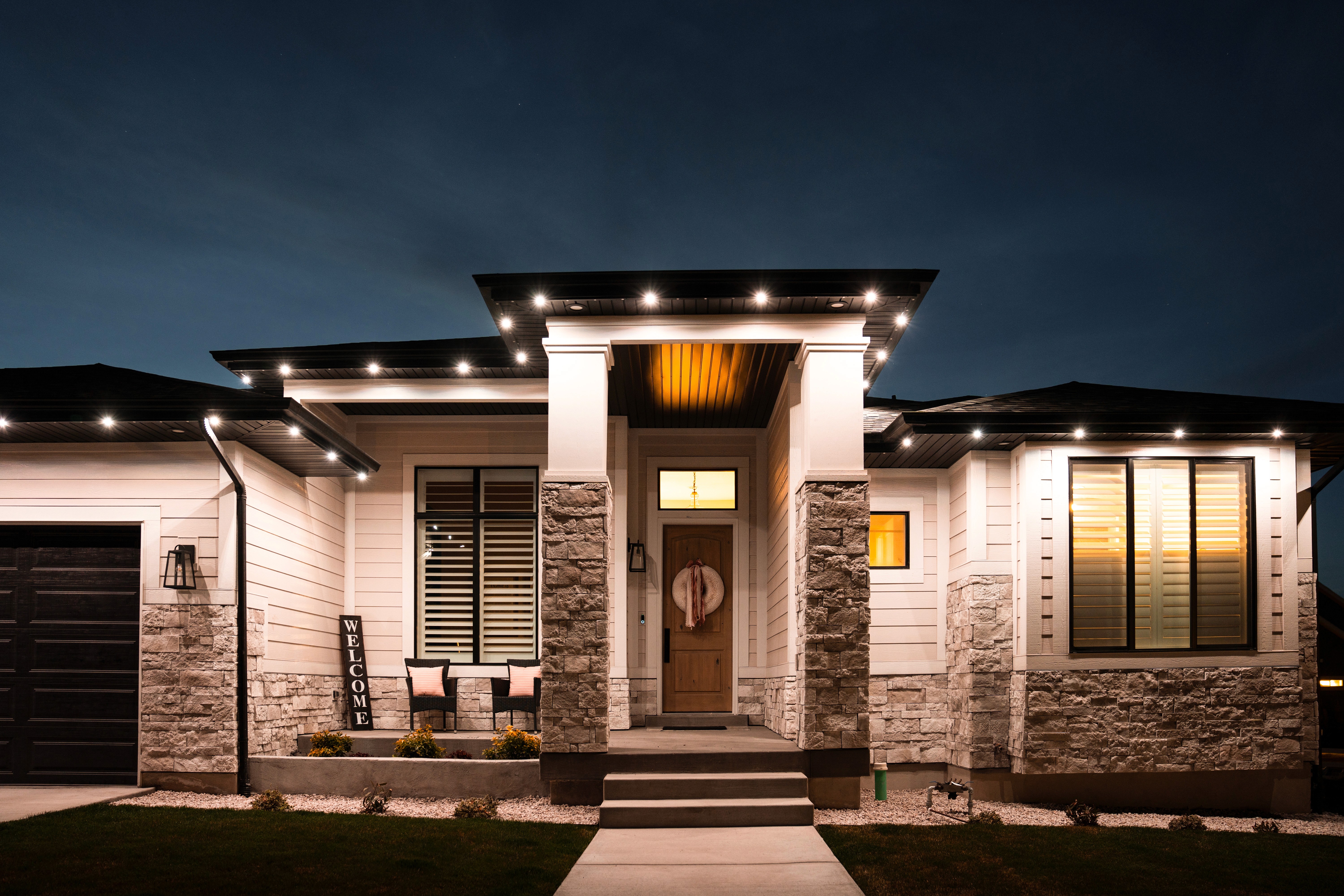 long-lasting eave lights