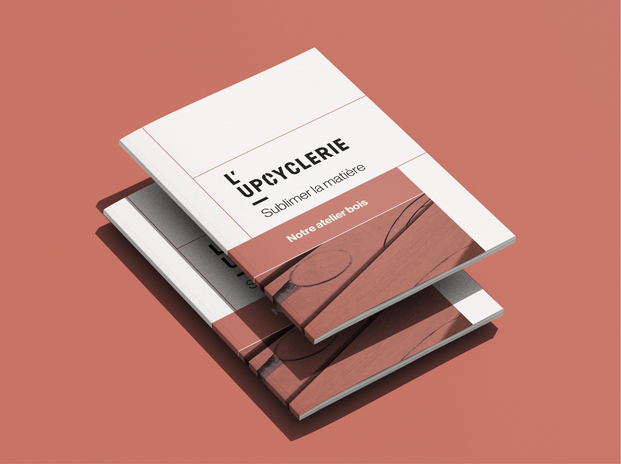 Couvertures magazine Upcyclerie Caritas Geneve Print Design