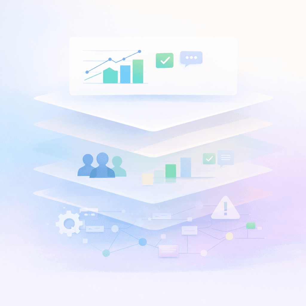 Featured image for the article "AI in change management: Seeing below the surface"