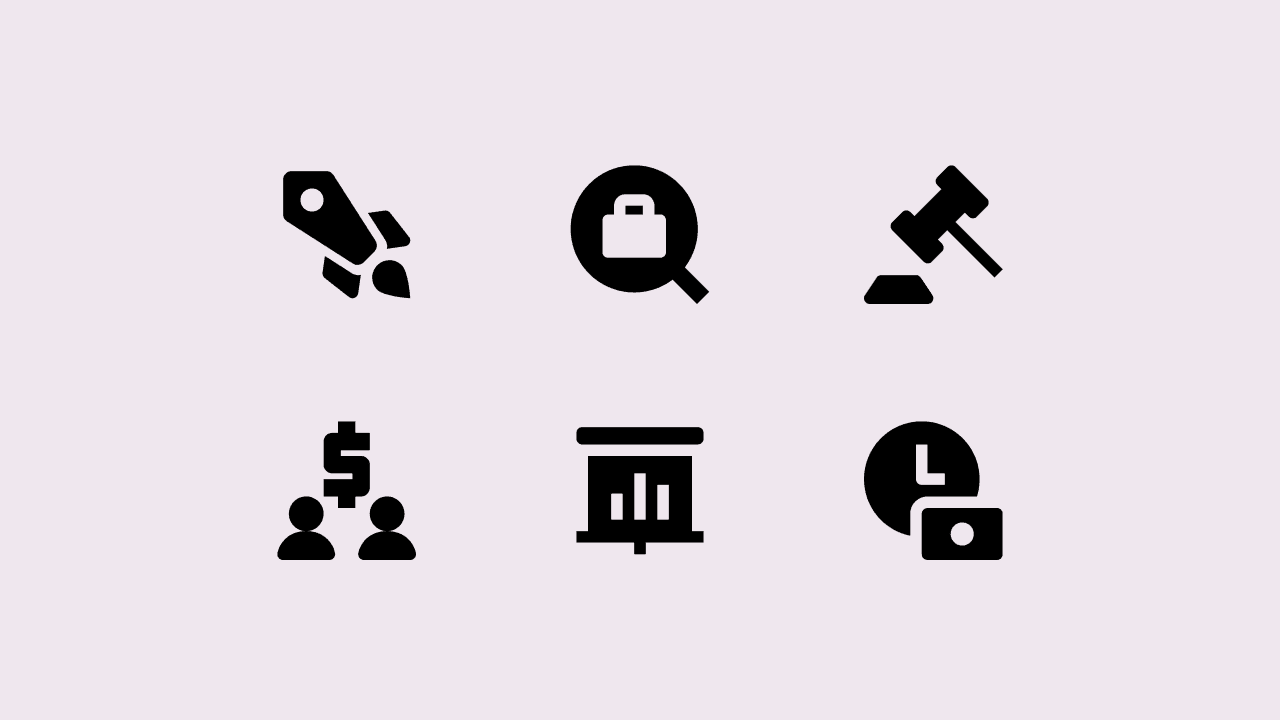 Nova Solid Business Icon Set