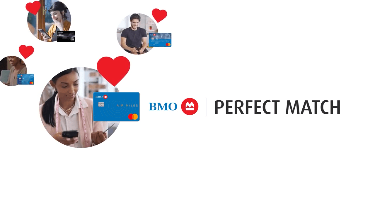 BMO Perfect Match CRM campaign case study animation explaining personalized credit card marketing strategy