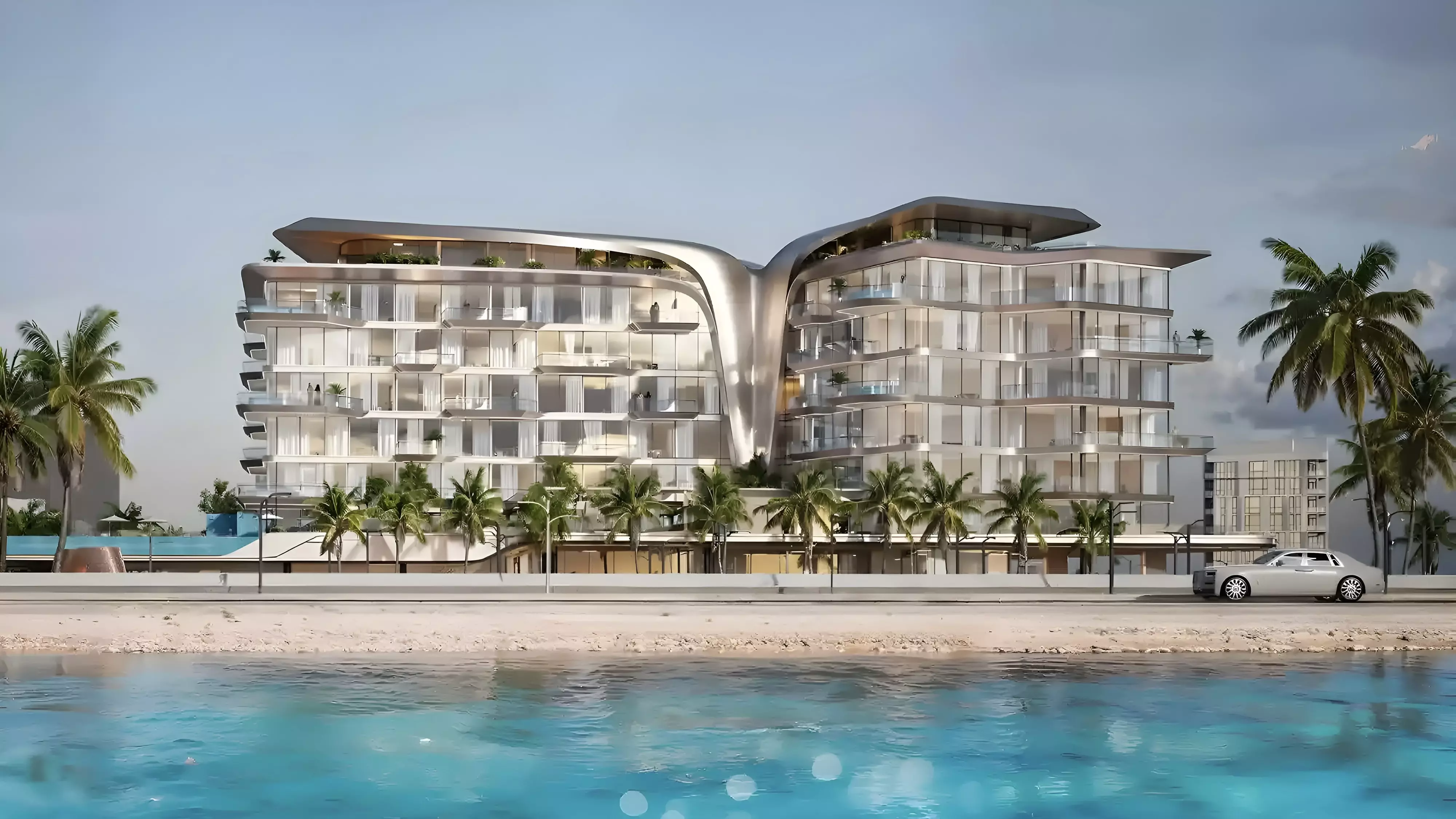 New luxury apartments at the marina in Dubai, featuring modern design and stunning waterfront views.