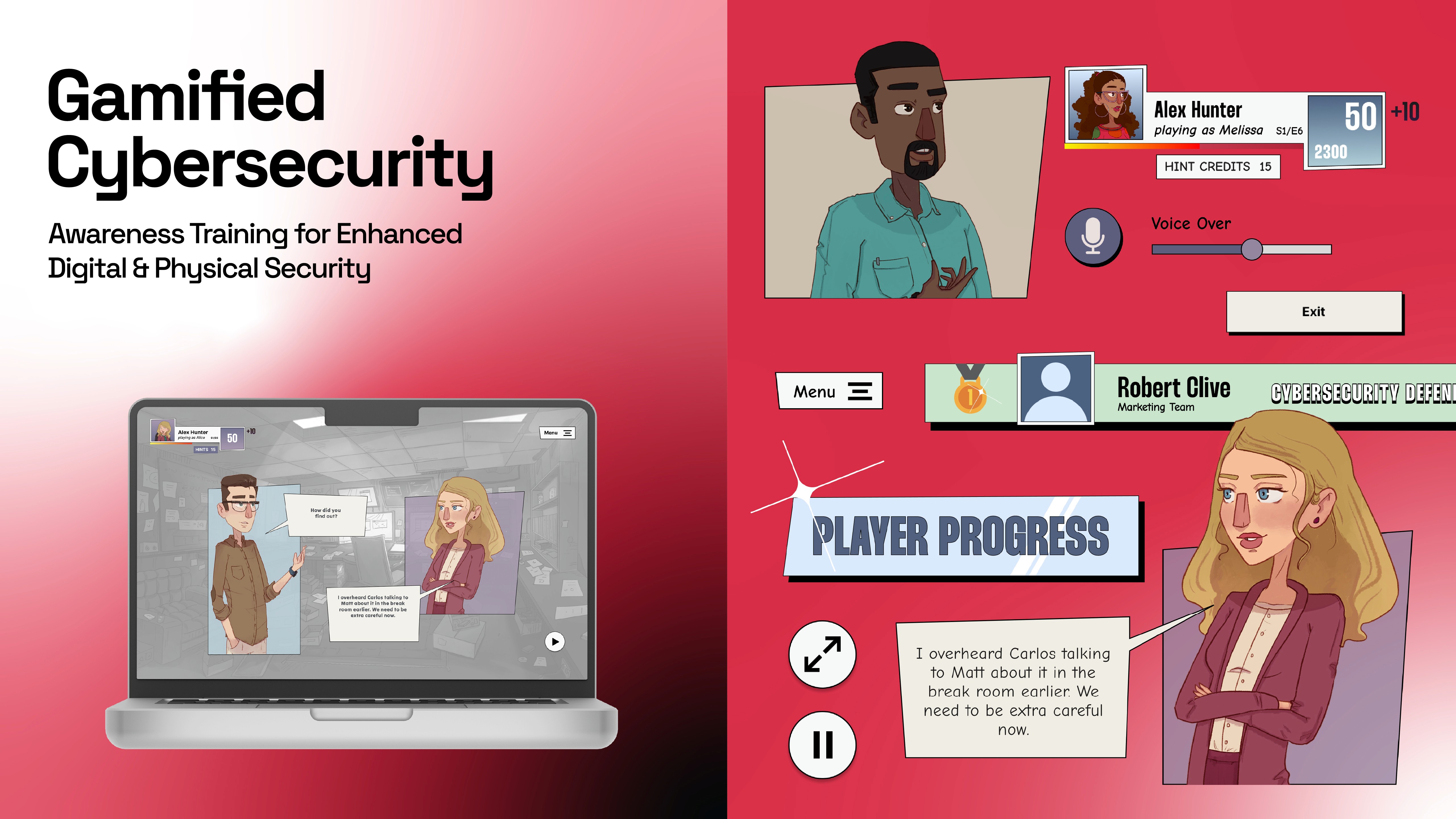 The game interface alongside core UI elements such as scoring, buttons, and interaction components, highlighting consistency across gameplay screens.