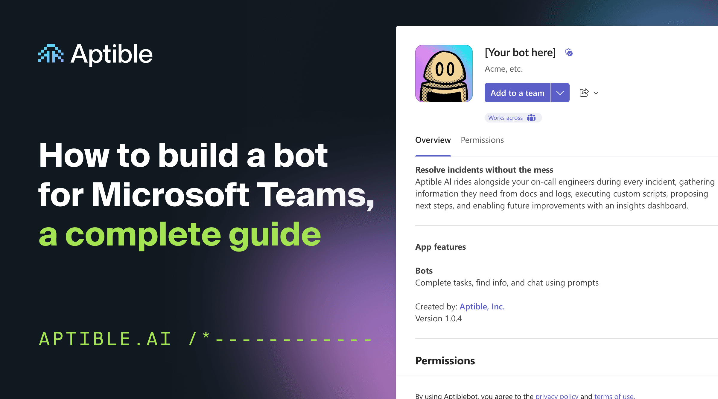 How to build a bot for Microsoft Teams