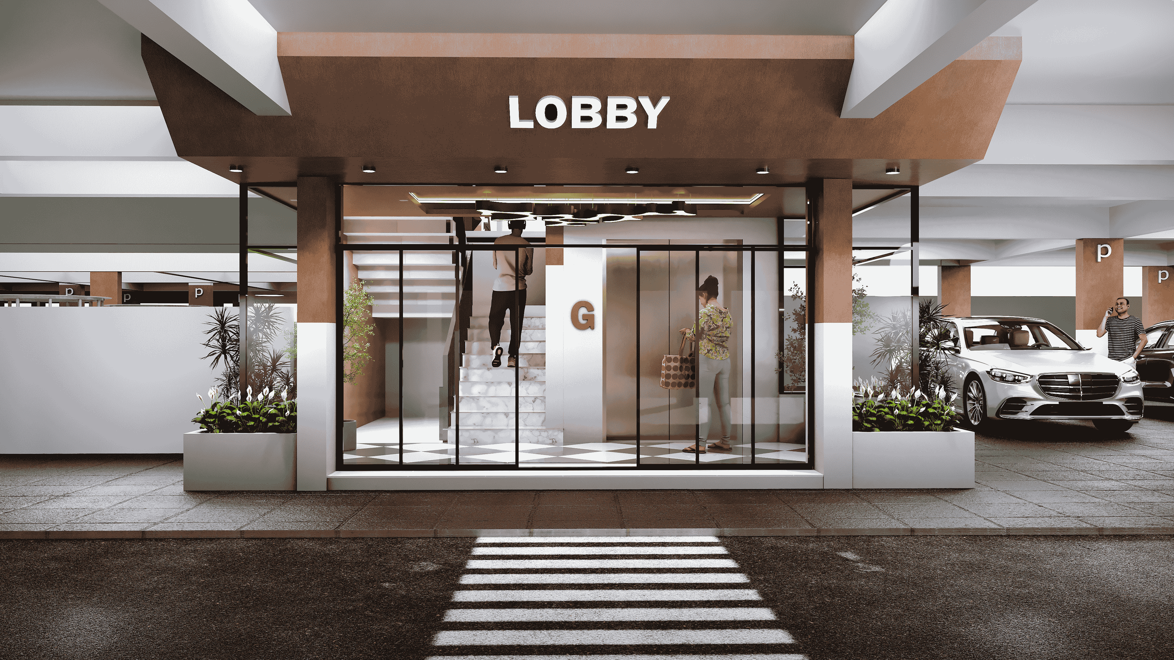 Terra Groves Grand Lobby – Premium Entrance Lobby at ACAS Group Hyderabad Residential Project
