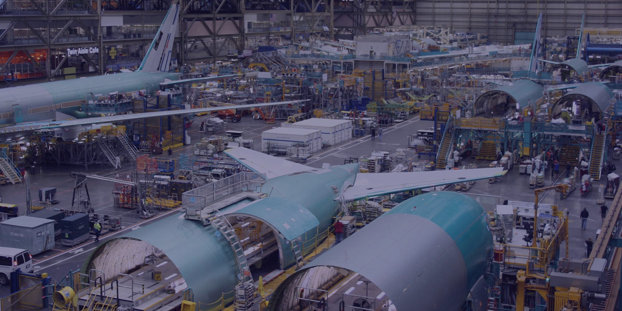 image of a plane building warehouse