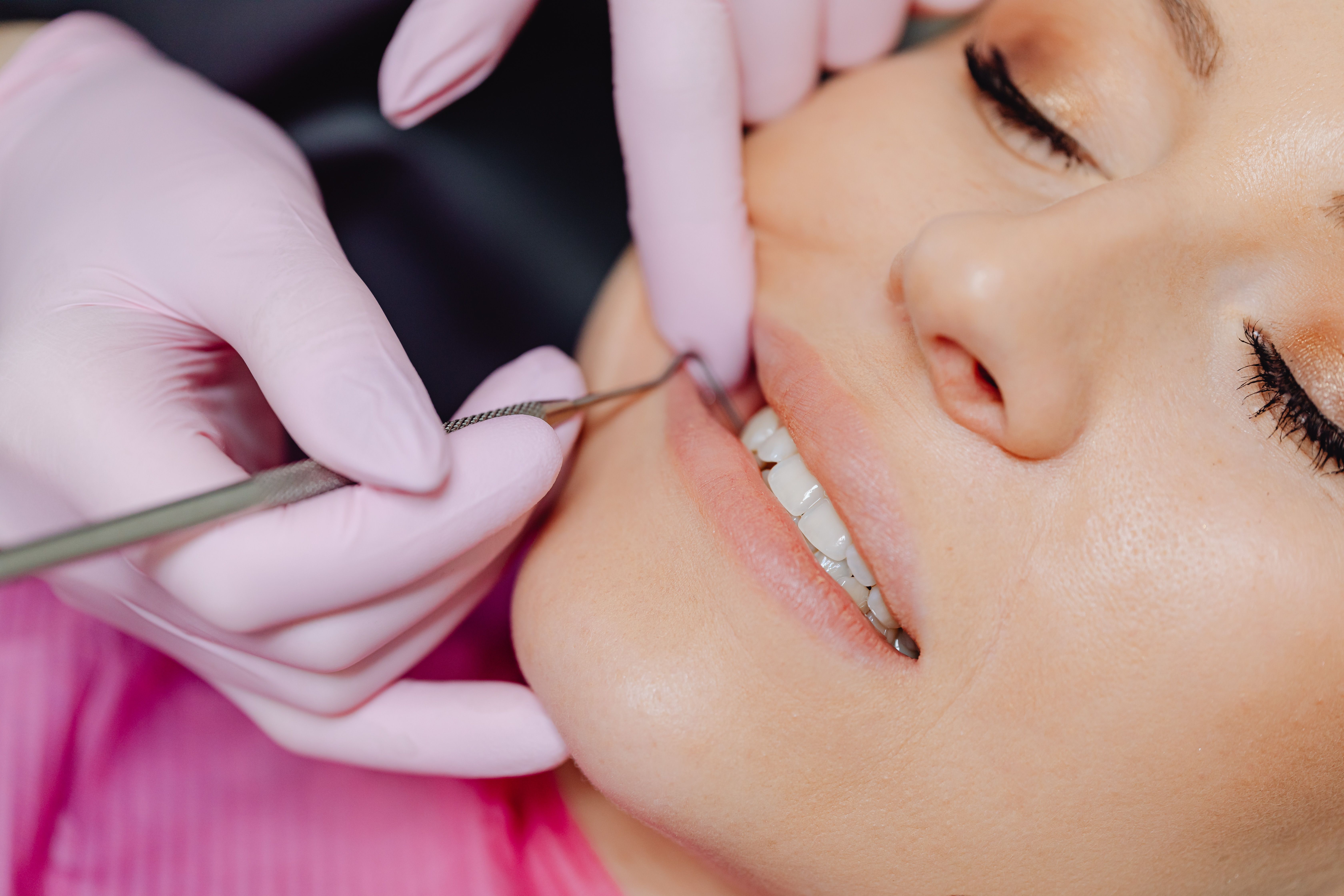 Healthy smile detail