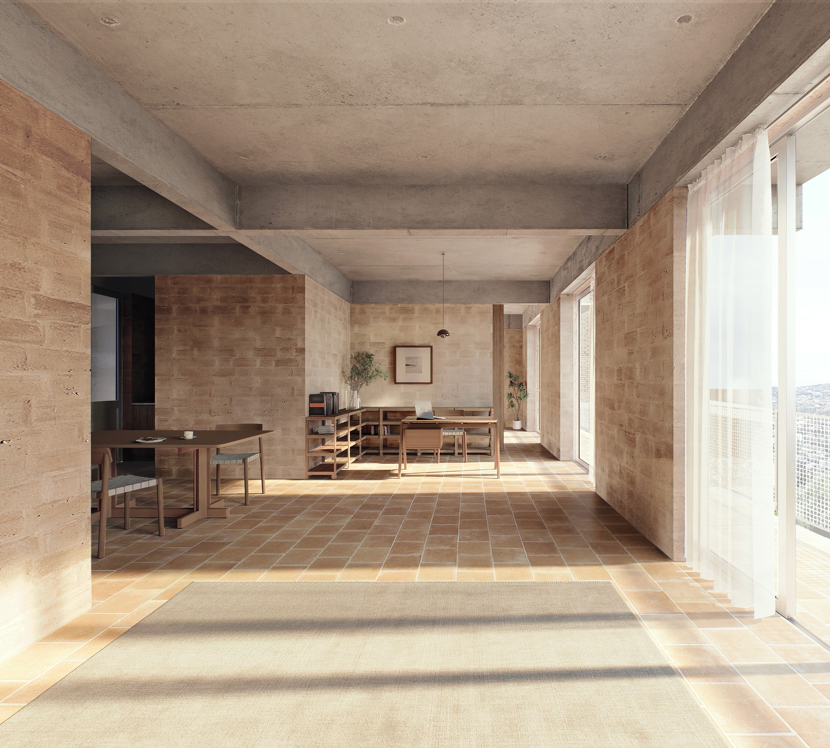 Render interior vivienda